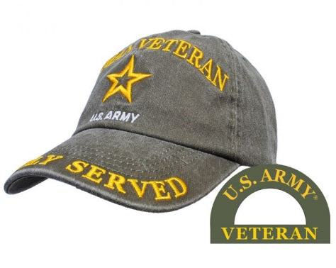 ARMY HAT WOMAN VET WASH OD CP00131