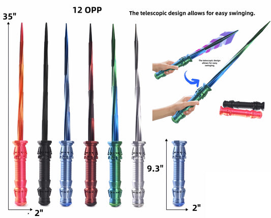 3D TELESCOPIC SWORD 35IN 4156