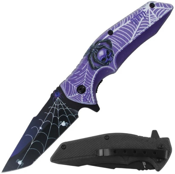 KNIFE RT-7379PP SKULL 4.5IN