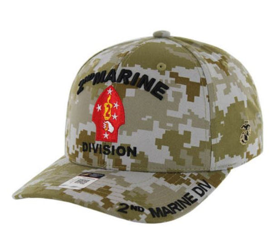 MARINE HAT 2ND DIVISION CAMO