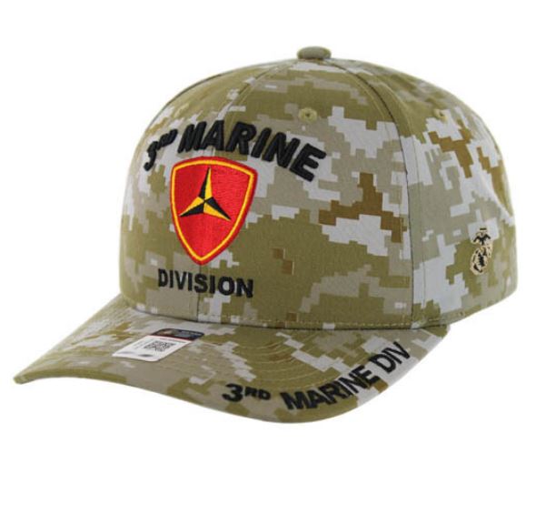 MARINE HAT 3RD DIVISION CAMO