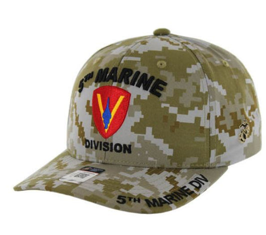 MARINE HAT 5TH DIVISION CAMO