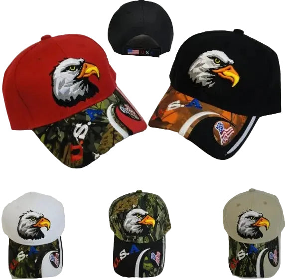 CAP-EAGLE HEAD U.S.A. HT175