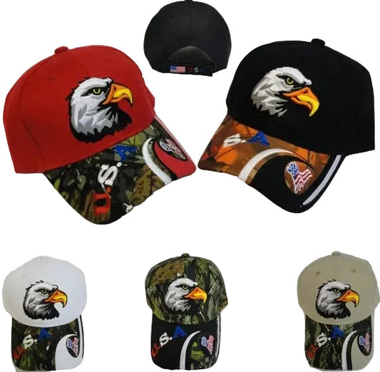 CAP-EAGLE HEAD U.S.A. HT175