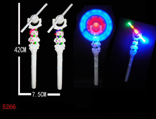 Snowman Flashing Windmill 5266