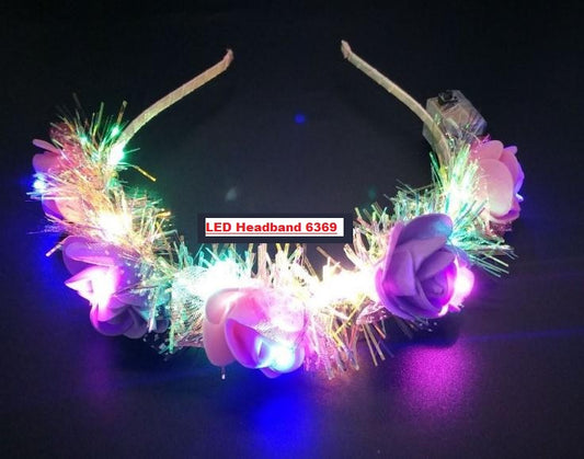 Fiesta Flower Headband 6369 SOLD BY DOZEN PACK