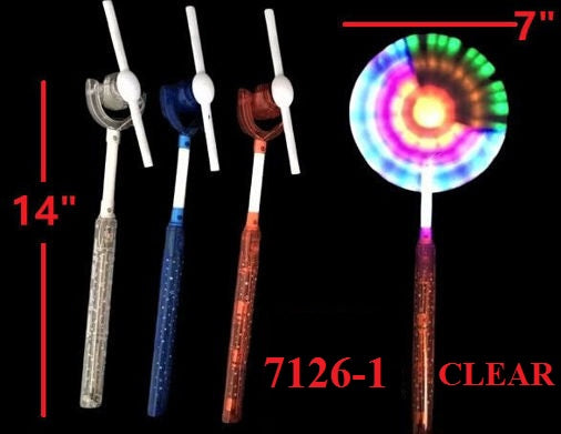 Flashing Windmill Wand 7126-1(Clear)
