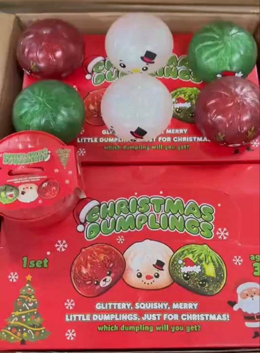 DUMPLING XMAS WITH LIGHT UP (SOLD BY THE DOZEN ONLY)