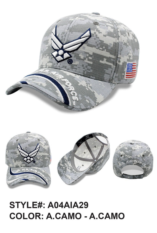 United States Air Force Hat - Wings ''U.S AIR FORCE'' On Bill A04AIA29-ACM