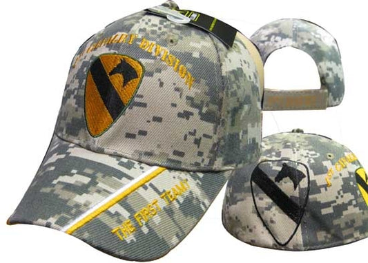 United States Army Hat 1st Cavalry Divison-Digi Camo CAP628C