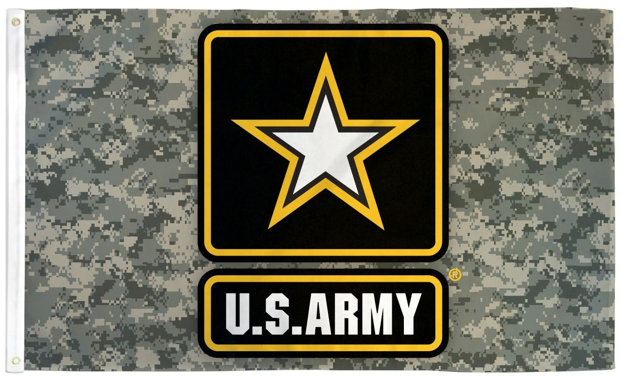 Flag - U.S. Army Star Logo-Digital Camo