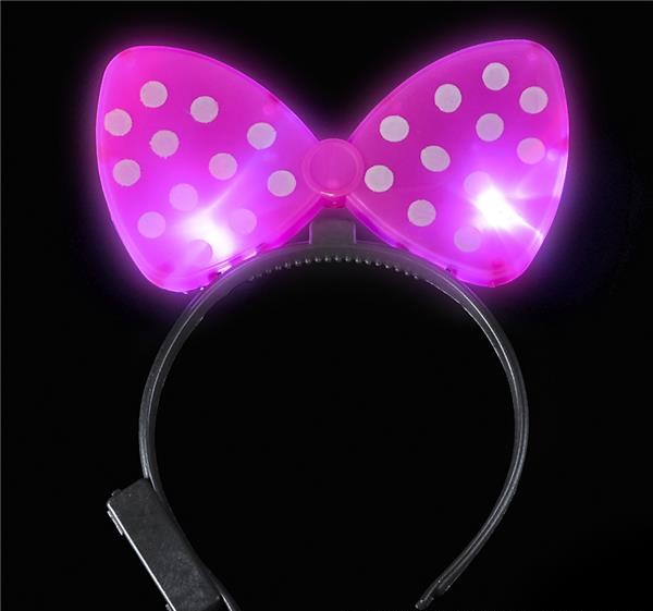 Bow Head Bopper Plastic Light Up, Dozen Pack