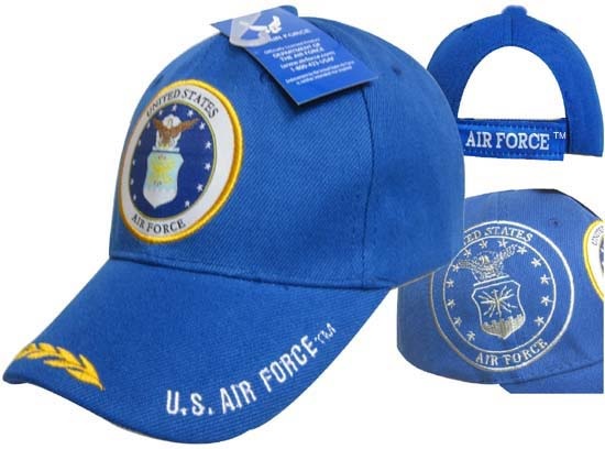 AIR FORCE HAT SEAL LEAVES BL CAP603B
