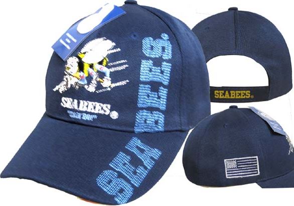 United States Navy Hat - Seabees Backstitch CAP602RA
