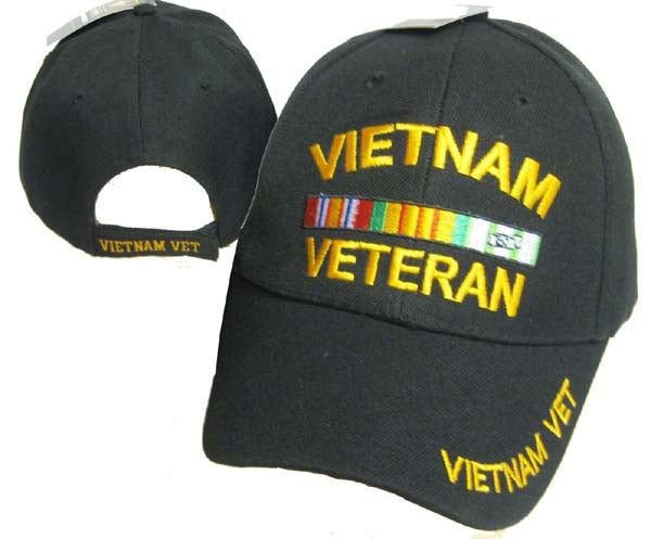 United States Vietnam Veteran Military Hat-BK CAP607A
