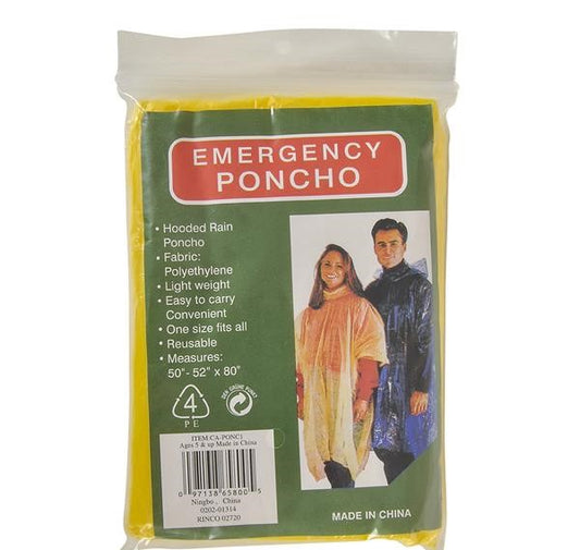 Rain Poncho, dozen pack