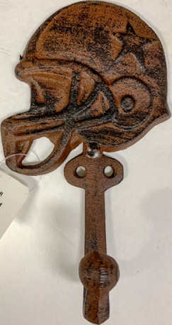Texas Decor - Cast Iron Helmet Hook G081