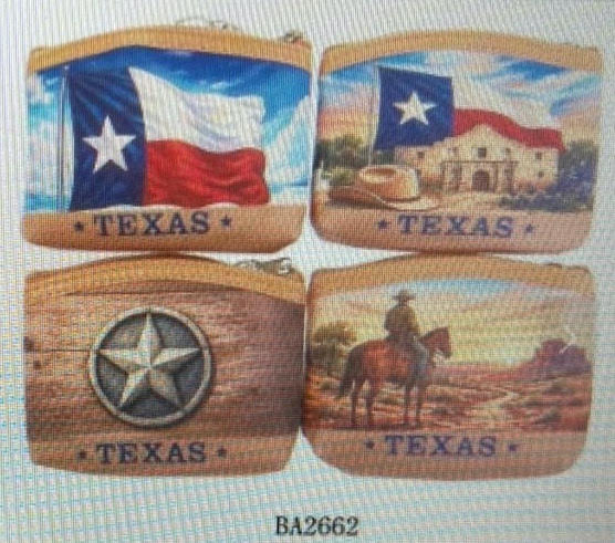 Coin Purse Texas - Only Sold by the Dozen