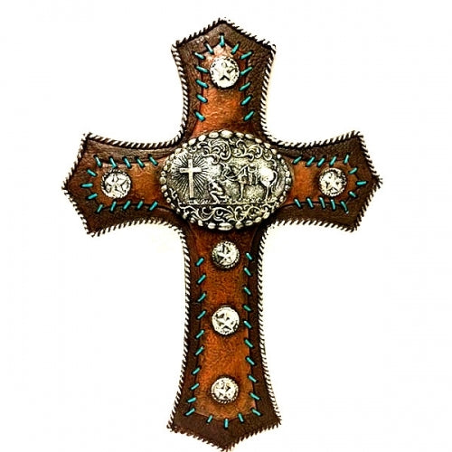 Texas Decor - Poly Praying Cowboy Cross XF-R0012