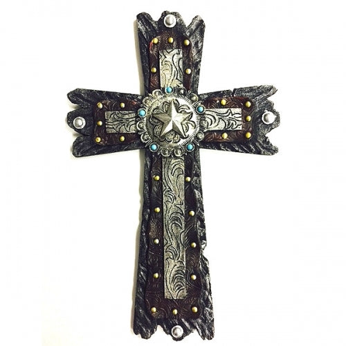 Texas Decor - Poly Western Cross YC171314Y