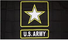 Flag - Army Star Logo 1614 3X5
