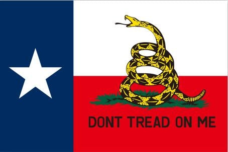 Flag - Texas Dont Tread On Me 3X5