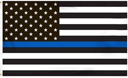 Flag - USA Blue Line - Police 3X5