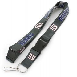 NFL New York Giants - Charcoal Lanyard