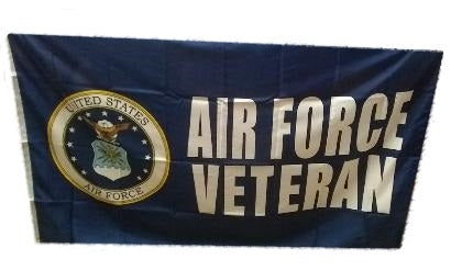 Flag - United States Air Force Veteran-02 w/Seal 1712 3X5