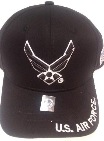 United States Air Force Wings Hat - A04AIA02 BK/WHT