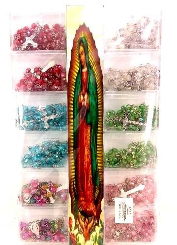 Guadalupe Rosary- 480-1 Wooden SOLD BY THE DOZEN