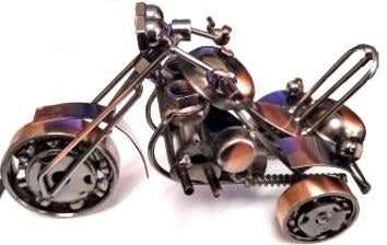 Texas Decor - Metal Motorcycle M26D-1