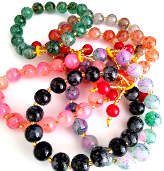Fashion Jewelry - SA-3860 Glass Bead SOLD BY THE DOZEN