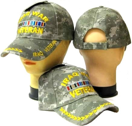United States Iraq War Veteran Hat-Digi/Leaf CAP781C