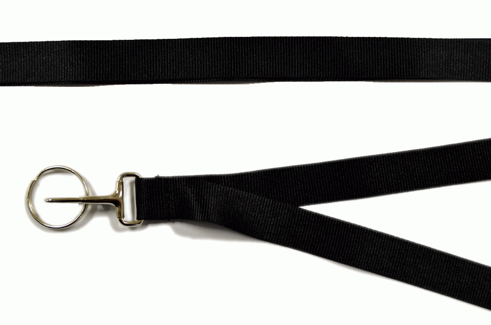 ID 67271 Black Lanyard SOLD BY THE DOZEN