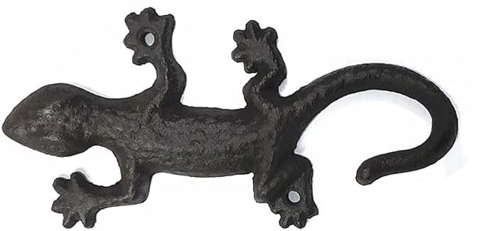 Texas Decor - Cast Iron Lizard Hook 56705