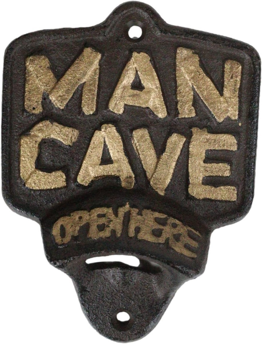 Texas Decor - Cast Iron Man Cave Bottle Opener 56644