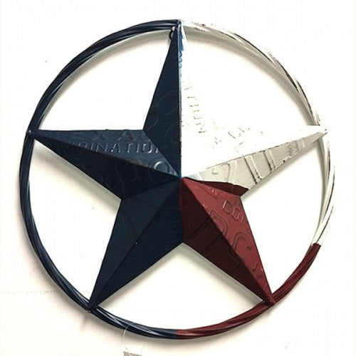 Texas Decor - Metal License Plate TX Star B2004