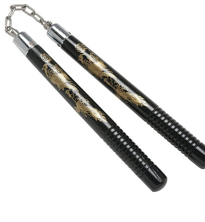 Nunchuck - NC252-BK Gold Dragon
