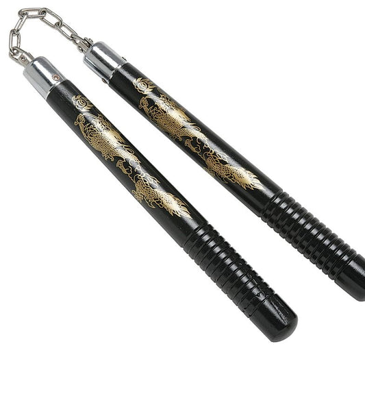 Nunchuck - NC252-BK Gold Dragon