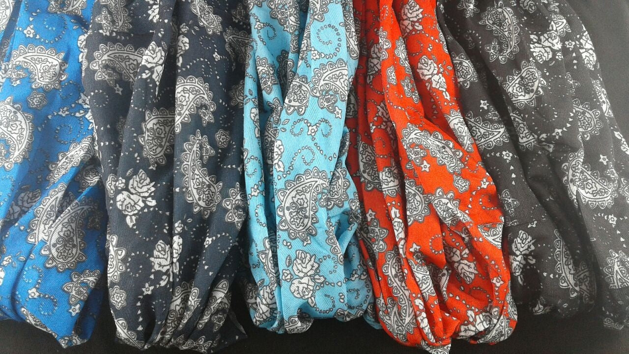 Multi Purpose Scarf SOLD BY DOZEN