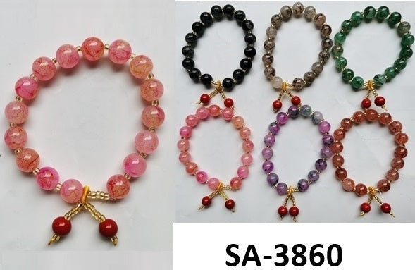 Fashion Jewelry - SA-3860 Glass Bead SOLD BY THE DOZEN