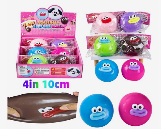 SQUISH STRESS BALL CRUNCH - ONLY SOLD BY THE BOX (6PC)