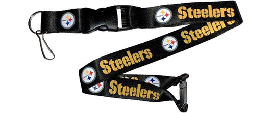 NFL Pittsburgh Steelers Lanyard - Black