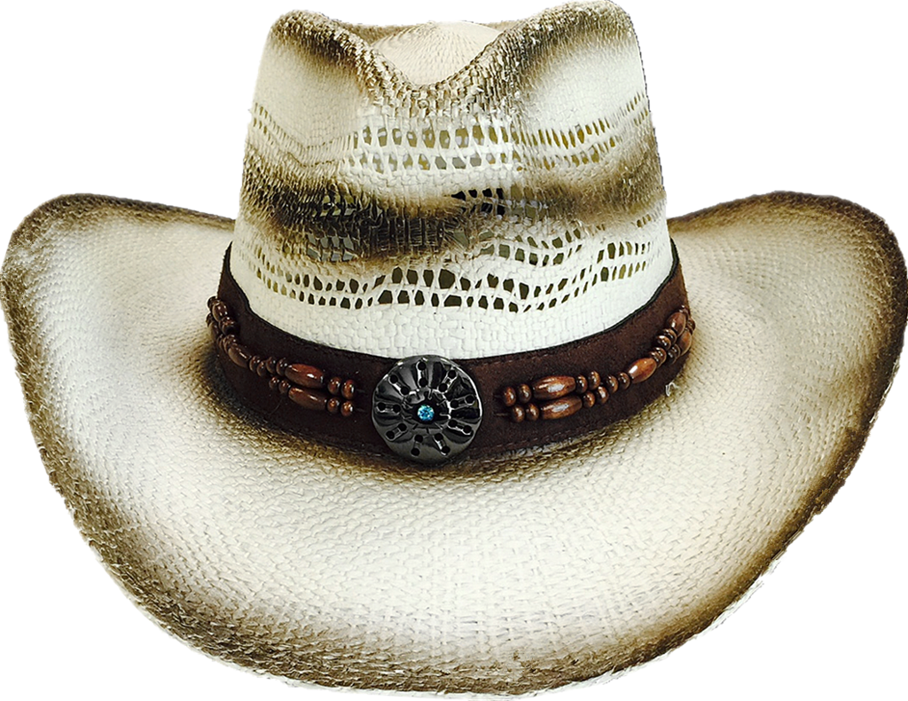 Straw Hat - Wood Band 3630F