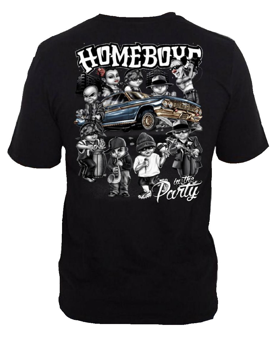 HOMEBOYS WITH CAR T-SHIRT