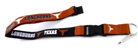 NCAA UT Longhorns - BK/BN Reverse Lanyard