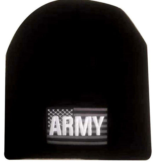 Military Beanie - U.S. Army Flag ATop WIN601F